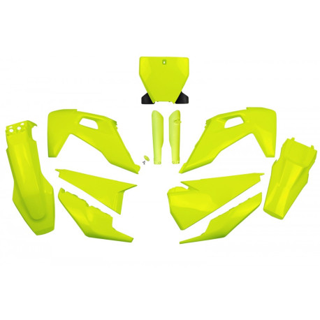 Kit Completo Plásticos Ufo Husqvarna Tc/Fc 19-22 Amarillo Flúor.