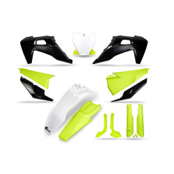 Kit Completo Plásticos Ufo Husqvarna Tc/Fc 19-22 Blanco/Negro.