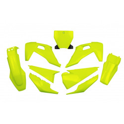 Kit Plásticos Ufo Husqvarna Tc/Fc 19-22 Amarillo Flúor.