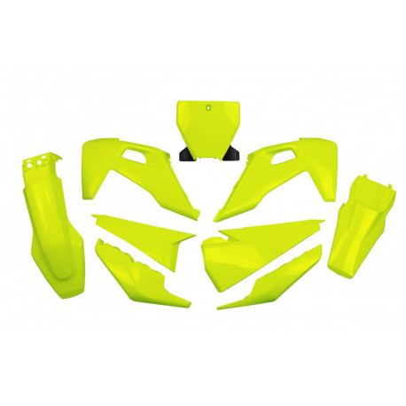 Kit Plásticos Ufo Husqvarna Tc/Fc 19-22 Amarillo Flúor.