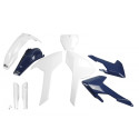 Kit Completo Plásticos Ufo Husqvarna Tc/Fc 16-18 Blanco/Azul.