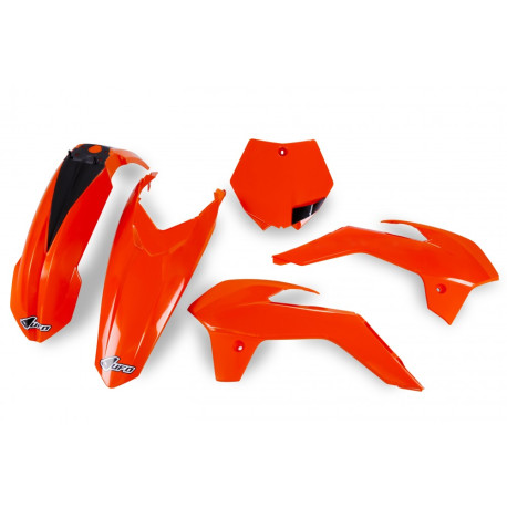 Kit Plásticos Ufo Ktm Sx 85 13-17 Naranja Flúor.