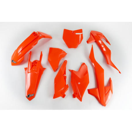 Kit Plásticos Ufo Ktm Sx 85 18-23 Naranja Flúor.