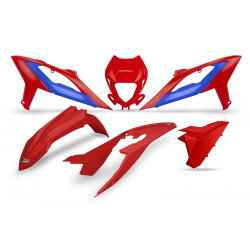 Kit Plásticos Ufo Beta rr 2t/4t 23-24 Rojo/Azul.