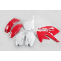 Kit Plásticos Ufo Honda Cr 85 r 03-07 Rojo/Blanco.