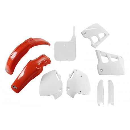 Kit Plásticos Ufo Honda Cr 125 r 91-92 Rojo/Blanco.