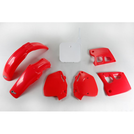 Kit Plásticos Ufo Honda Cr 125 r 91-92 Rojo/Blanco.