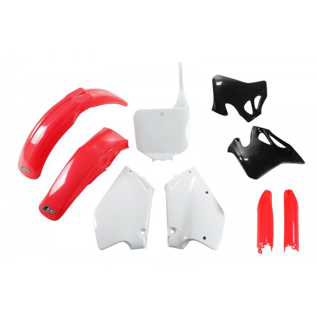 Kit Plásticos Ufo Honda Cr 125 r 95-97 Rojo/Blanco.