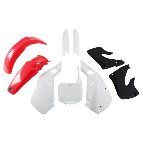 Kit Completo Plásticos Ufo Honda Cr 125 r 98-99 Rojo/Blanco.