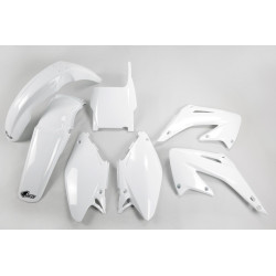 Kit Plásticos Ufo Honda Cr 125/250 r 2004 Blanco.