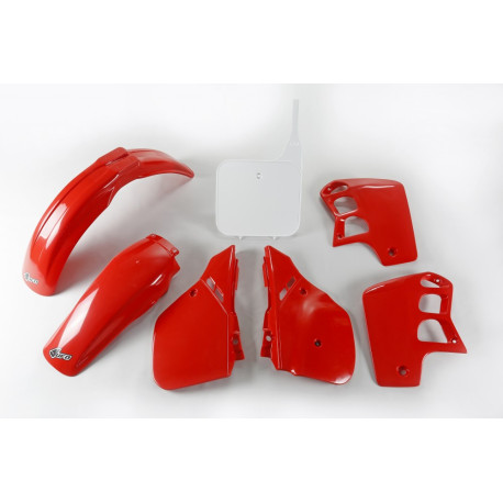 Kit Plásticos Ufo Honda Cr 500 r 89-90 Rojo/Blanco.