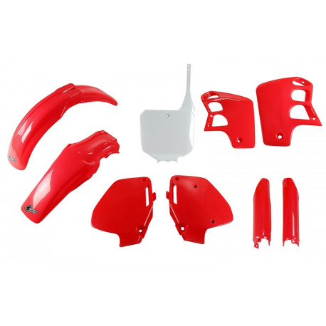 Kit Completo Plásticos Ufo Honda Cr 500 r 91-94 Rojo/Blanco.