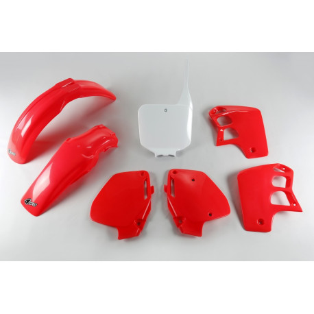 Kit Plásticos Ufo Honda Cr 500 r 91-94 Rojo/Blanco.