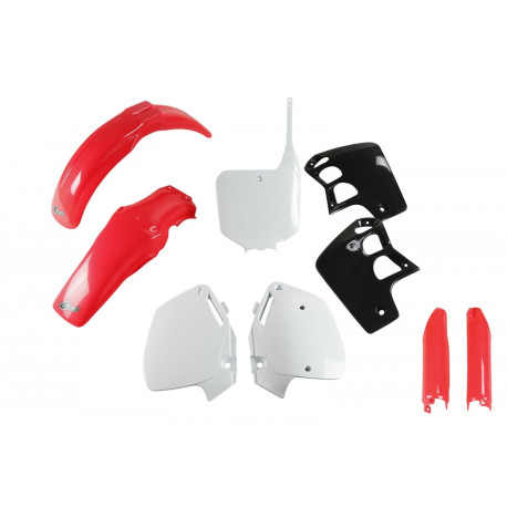 Kit Completo Plásticos Ufo Honda Cr 500 r 95-00 Blanco/Rojo.