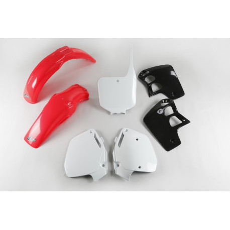 Kit Plásticos Ufo Honda Cr 500 r 95-00 Blanco/Rojo.