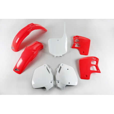 Kit Plásticos Ufo Honda Cr 500 r 95-00 Blanco/Rojo.