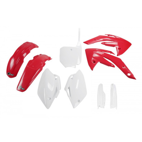 Kit Completo Plásticos Ufo Honda Crf 150 r 07-23 Rojo/Blanco.