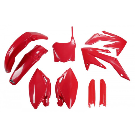 Kit Completo Plásticos Ufo Honda Crf 250 r 08-09 Rojo.