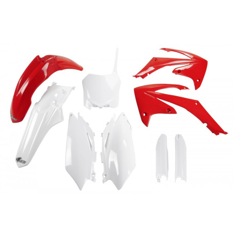 Kit Completo Plásticos Ufo Honda Crf 450 r 09-10 Rojo/Blanco.