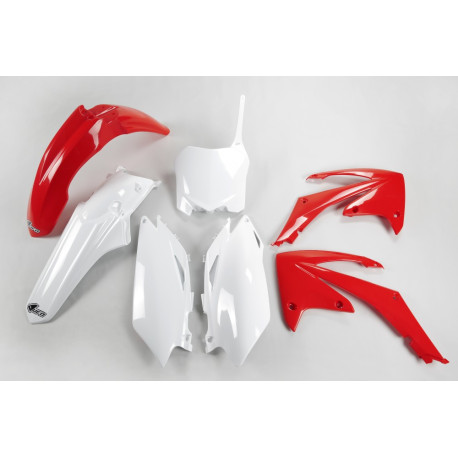 Kit Plásticos Ufo Honda Crf 450 r 09-10 Rojo/Blanco.