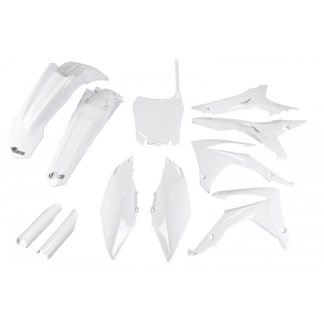 Kit Completo Plásticos Ufo Honda Crf 250 r 14-17 Blanco.