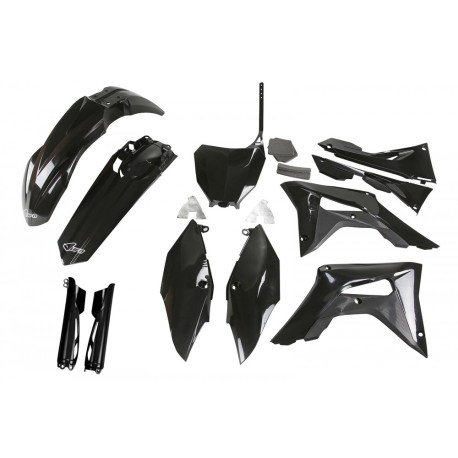 Kit Plásticos Ufo Honda Crf 450 r 17-20 Negro.