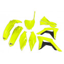 Kit Plásticos Ufo Honda Crf 450 r 17-20 Amarillo Flúor.
