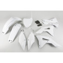 Kit Plásticos Ufo Honda Crf 450 r 17-20 Blanco.