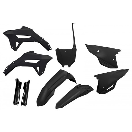 Kit Completo Plásticos Ufo Honda Crf 250 r 22-23 Negro.