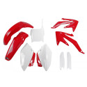 Kit Completo Plásticos Ufo Honda Crf 450 r 2007 Rojo/Blanco.