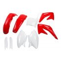 Kit Completo Plásticos Ufo Honda Crf 450 r 02-03 Blanco/Rojo.
