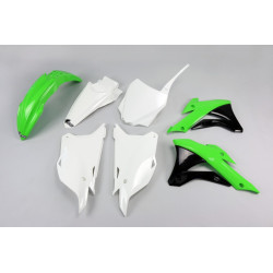 Kit Plásticos Ufo Kawasaki Kx 85 14-21 Verde/Blanco.