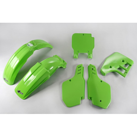 Kit Plásticos Ufo Kawasaki Kx 125 1989 Verde.