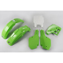Kit Plásticos Ufo Kawasaki Kx 125 1989 Verde/Blanco.