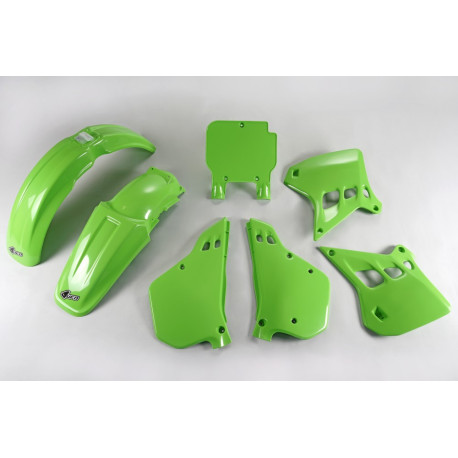 Kit Plásticos Ufo Kawasaki Kx 125 90-91 Verde.