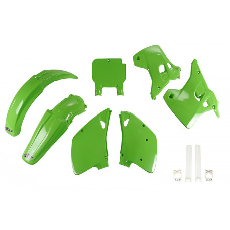 Kit Completo Plásticos Ufo Kawasaki Kx 125/250 1993 Verde.