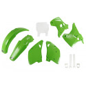 Kit Completo Plásticos Ufo Kawasaki Kx 125/250 1993 Verde/Blanco.