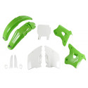 Kit Completo Ufo Kawasaki Kx 125/250 94-95 Verde/Blanco.