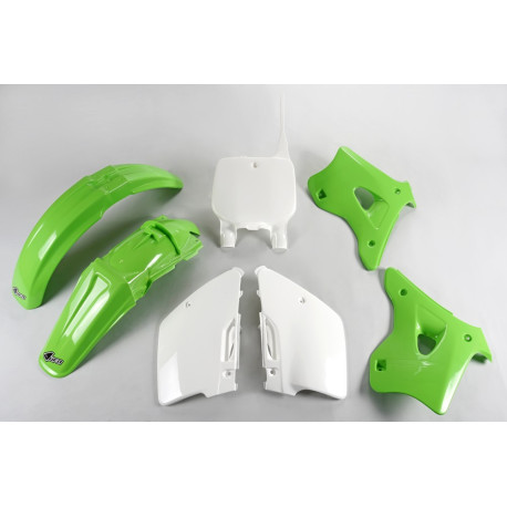 Kit Ufo Kawasaki Kx 125/250 96-98 Verde/Blanco.