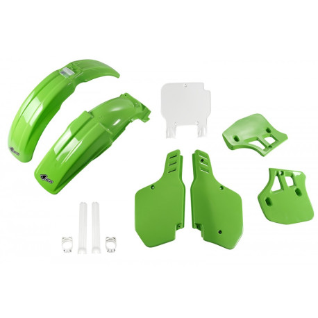 Kit Completo Ufo Kawasaki Kx 500 89-92 Verde.