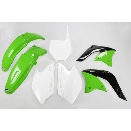 Kit Ufo Kawasaki Kxf 250 2006 Blanco/Verde.