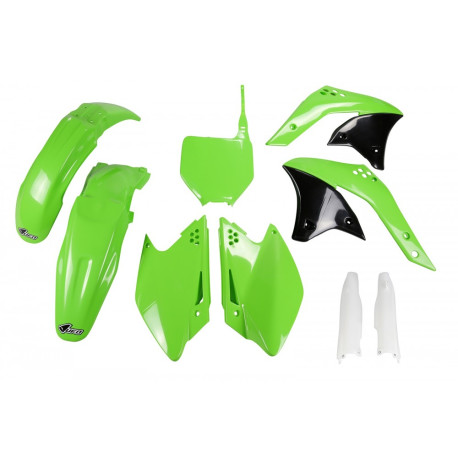 Kit Completo Ufo Kawasaki Kxf 250 2007 Verde.