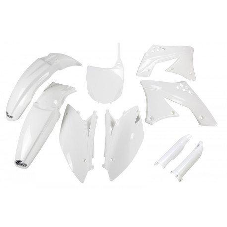 Kit Completo Ufo Kawasaki Kxf 250 09-12 Blanco.