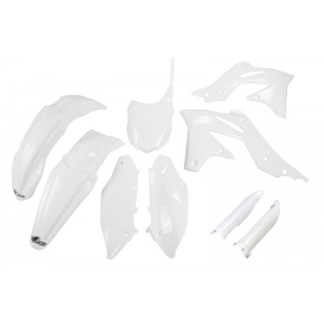 Kit Completo Ufo Kawasaki Kxf 250 13-16 Blanco.