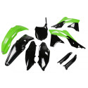 Kit Completo Ufo Kawasaki Kxf 250 13-16 Verde/Negro.
