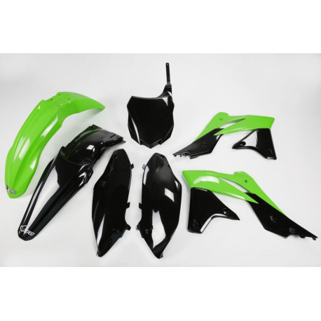 Kit Ufo Kawasaki Kxf 250 13-16 Verde/Negro.