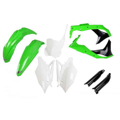 Kit Completo Ufo Kawasaki Kxf 250 18-20 Verde/Blanco.