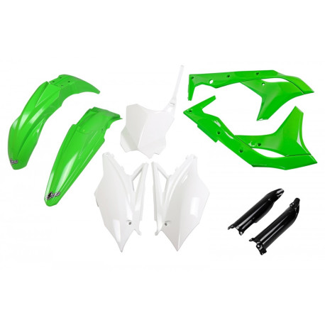 Kit Completo Ufo Kawasaki Kxf 250 18-20 Verde/Blanco.