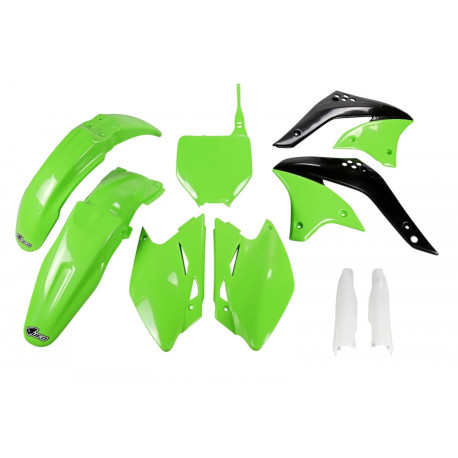 Kit Completo Ufo Kawasaki Kxf 450 2006 Verde/Negro.