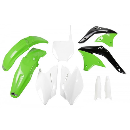 Kit Completo Ufo Kawasaki Kxf 450 2006 Verde/Blanco.